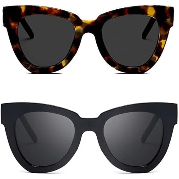 Retro Cat Eye Sunglasses Women Men Vintage Square Tortoise Shell Fashion Cateye Sunglasses
