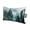 Blue, Teal, White, variant on Dark Green Forest Outdoor Pillows for Chaise Lounge Chair Waterproof Lumbar Pillows with Insert&Adjustable Elastic Strap Beach Headrest Pillow Nature Mountain Pine Tree Vintage Pool Pillow 11"x16"