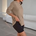 thumbnail image 4 of SUNBS T Shirts for Women Oversized Long Sleeve Basic Crewneck Tee Fall Winter Casual Blouses, Sizes S-3XL, 4 of 7