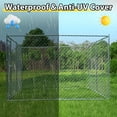 thumbnail image 5 of 10x10Extra Large Outdoor Dog Kennel Without Roof Dog Pen For Outside With Secure Lock(10'L X 10'W X 6'H), 5 of 7