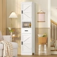thumbnail image 6 of 67" H Tall Storage Cabinet with 2 Doors and 1 Drawer, Narrow Black Cabinet with Adjustable Shelves, for Bathroom, Living Room, Entryway, Kitchen,, 6 of 6