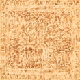 thumbnail image 1 of Ahgly Company Indoor Square Abstract Orange Modern Area Rugs, 4' Square, 1 of 4