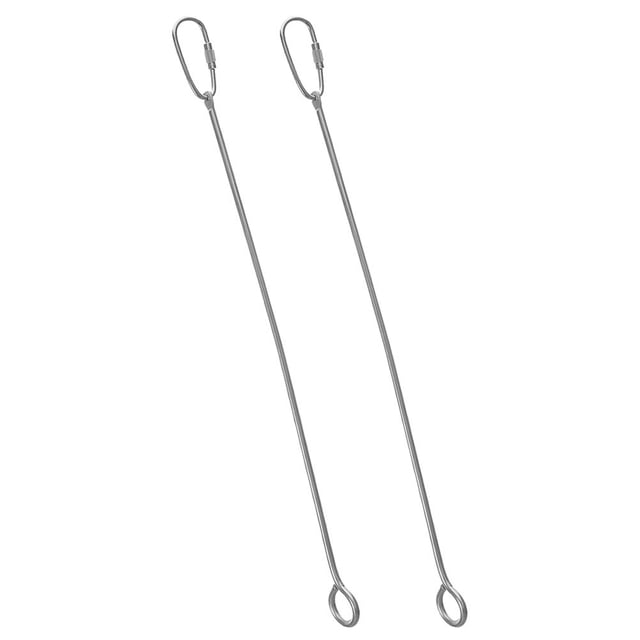 unbranded 2Ud Soporte Para De Pájaros Colgante En Inoxidable Plata Y Resistente
