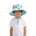 thumbnail image 3 of OGLCCG Toddler Bucket Sun Hat UPF 50+ Sun Protection Baby Bucket Hat Summer Beach Hats with Wide Brim for Boys Girls 1-8 Years, 3 of 7