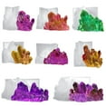 thumbnail image 3 of Silicone Moule en Réutilisable Forme Irrégulière Antiadhésif Texture Claire Résistant à la Chaleur Bricolage Grade Alimentaire Faux Cristal Forme en Grappe Pierre Pilier à Glace Résine Époxy pour Salon, 3 of 7