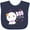 Navy Blue, variant on Inktastic Boo-tiful Cute Ghost Boys or Girls Baby Bib