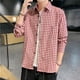 thumbnail image 2 of Camisa Casual De Manga Larga Cuadrada De Moda Para Hombre, 2 of 5