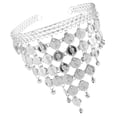 thumbnail image 1 of Diadema para danza del vientre Salvador Diadema de danza India Plata, 1 of 7