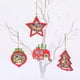 thumbnail image 2 of Adornos navideños de madera Adornos para árboles Artesanías colgantes de madera Papá Noel MABOTO Artesanía colgante, 2 of 6