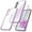 Purple, variant on JETech 3 in 1 Case for Samsung Galaxy A35 5G, with 2-Pack Screen Protector, Tempered Glass Film, Shockproof Bumper Phone Protective Cover Clear Back (Clear)