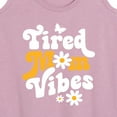 thumbnail image 3 of Instant Message - Vibes Tired Mom - Women's Racerback Tank Top, 3 of 6