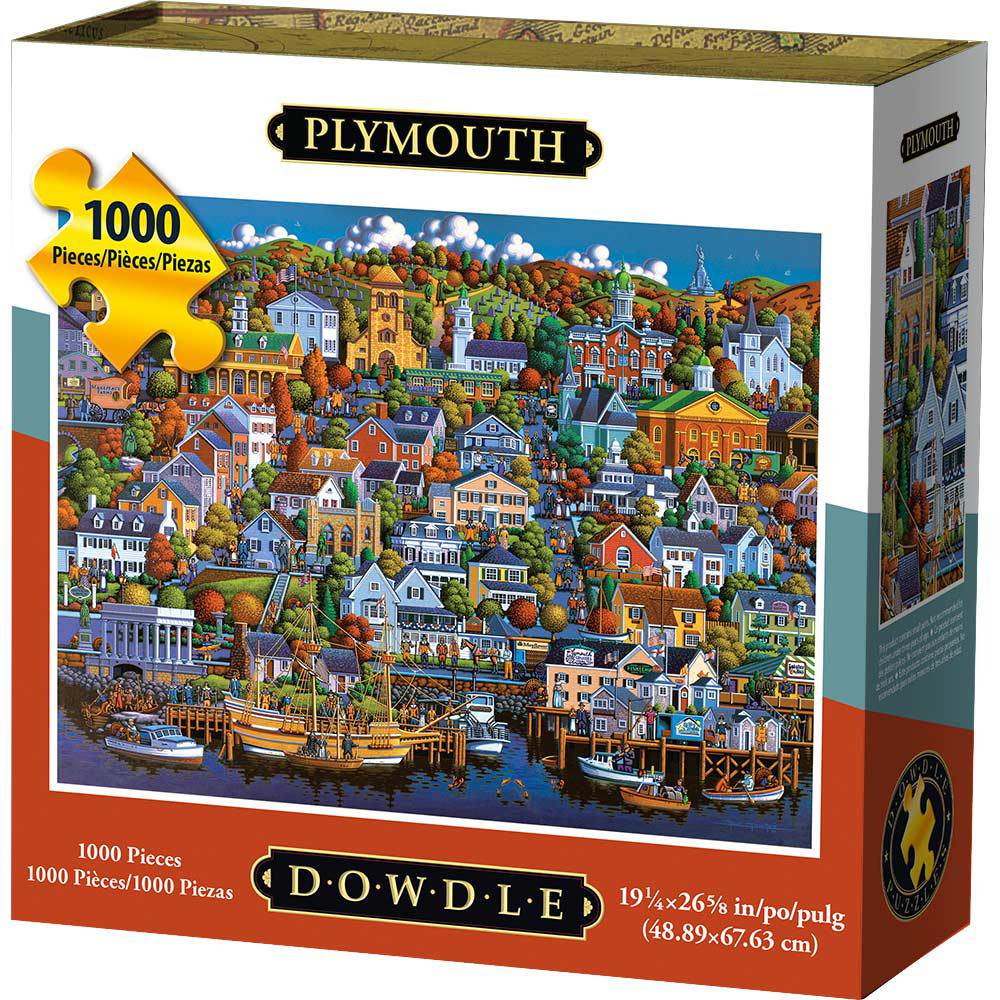 Dowdle Jigsaw Puzzle Plymouth 1000 Piece