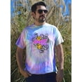 thumbnail image 2 of Graffiti Style Happy Dead Faces Tie Dye Spiral Men -Image by Shutterstock, Male Large, 2 of 4