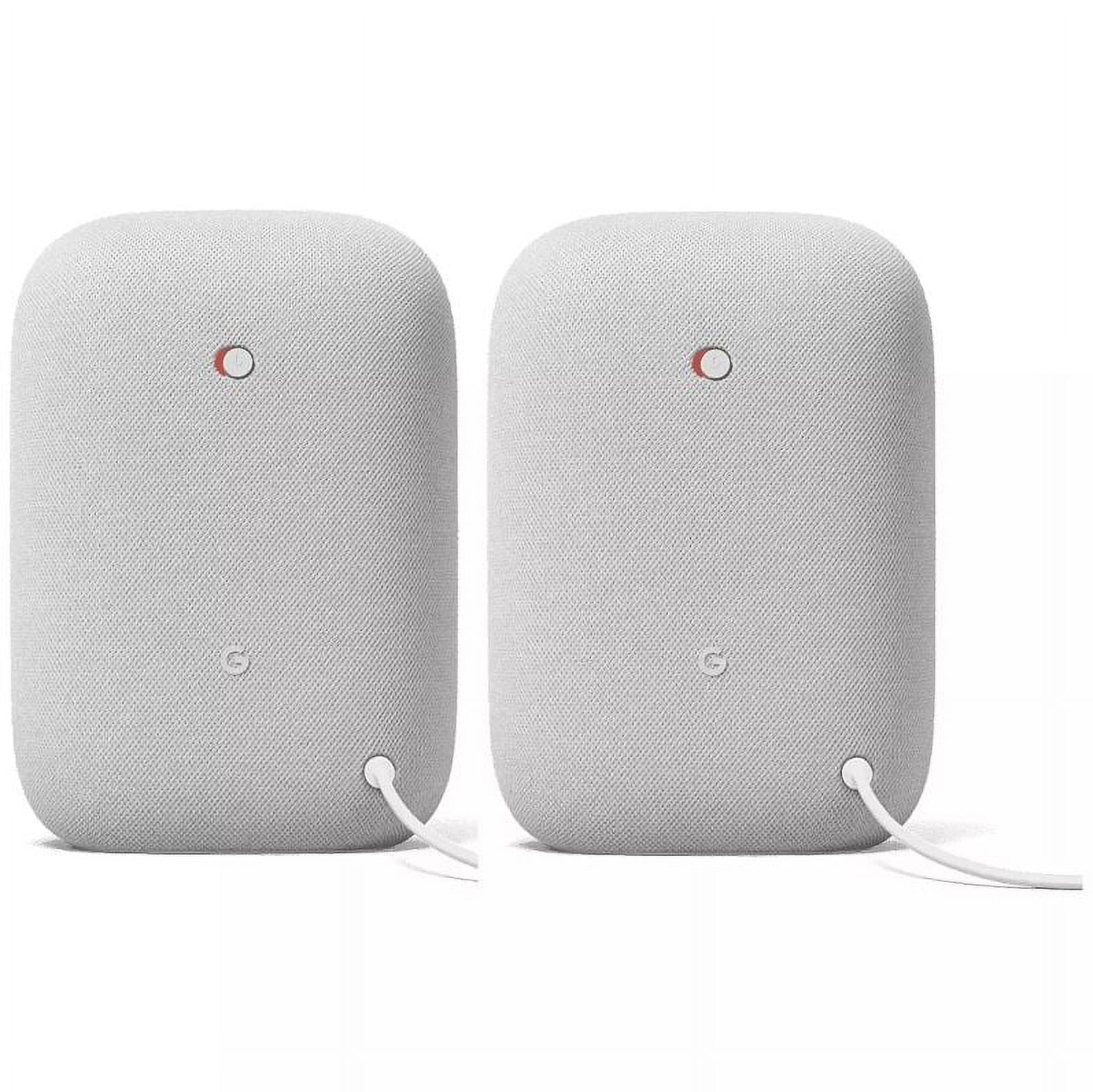 Google GA01588-US Nest Audio Smart Speaker Sky (2-Pack