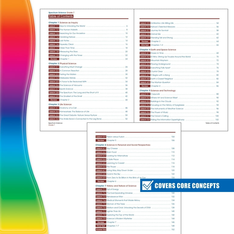 Spectrum Spectrum Science, Grade 7: Volume 59, (Paperback