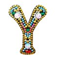 thumbnail image 2 of Cuadros Decorativos LLavero de resina para mujer llavero con letras pintadas con diamantes, 2 of 8