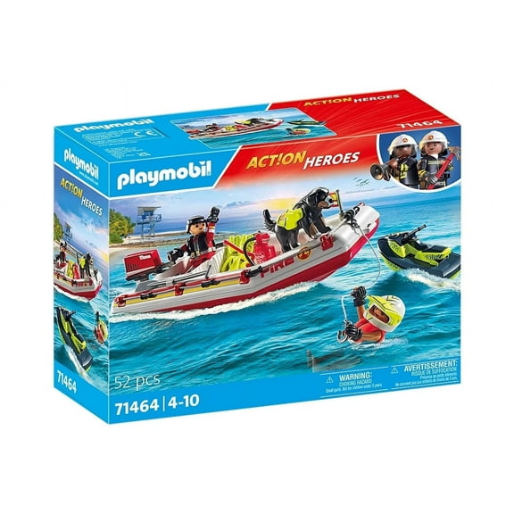 Playmobil Action Heroes - Fireboat w/ Aqua Scooter