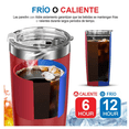 thumbnail image 3 of Vaso Térmico Bloosom  De 20oz Acero Inoxidable Con Popote Y Cepillo Rojo, 3 of 4