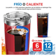 thumbnail image 3 of Vaso Térmico Bloosom  De 20oz Acero Inoxidable Con Popote Y Cepillo Rojo, 3 of 4