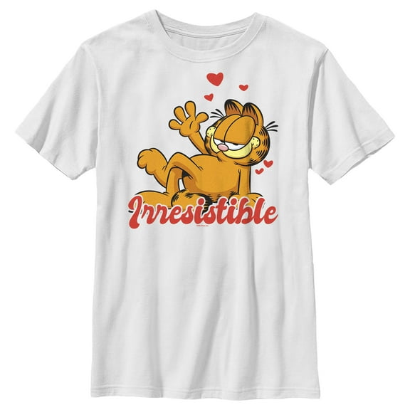 Boy's Garfield Irresistible  Graphic T-Shirt