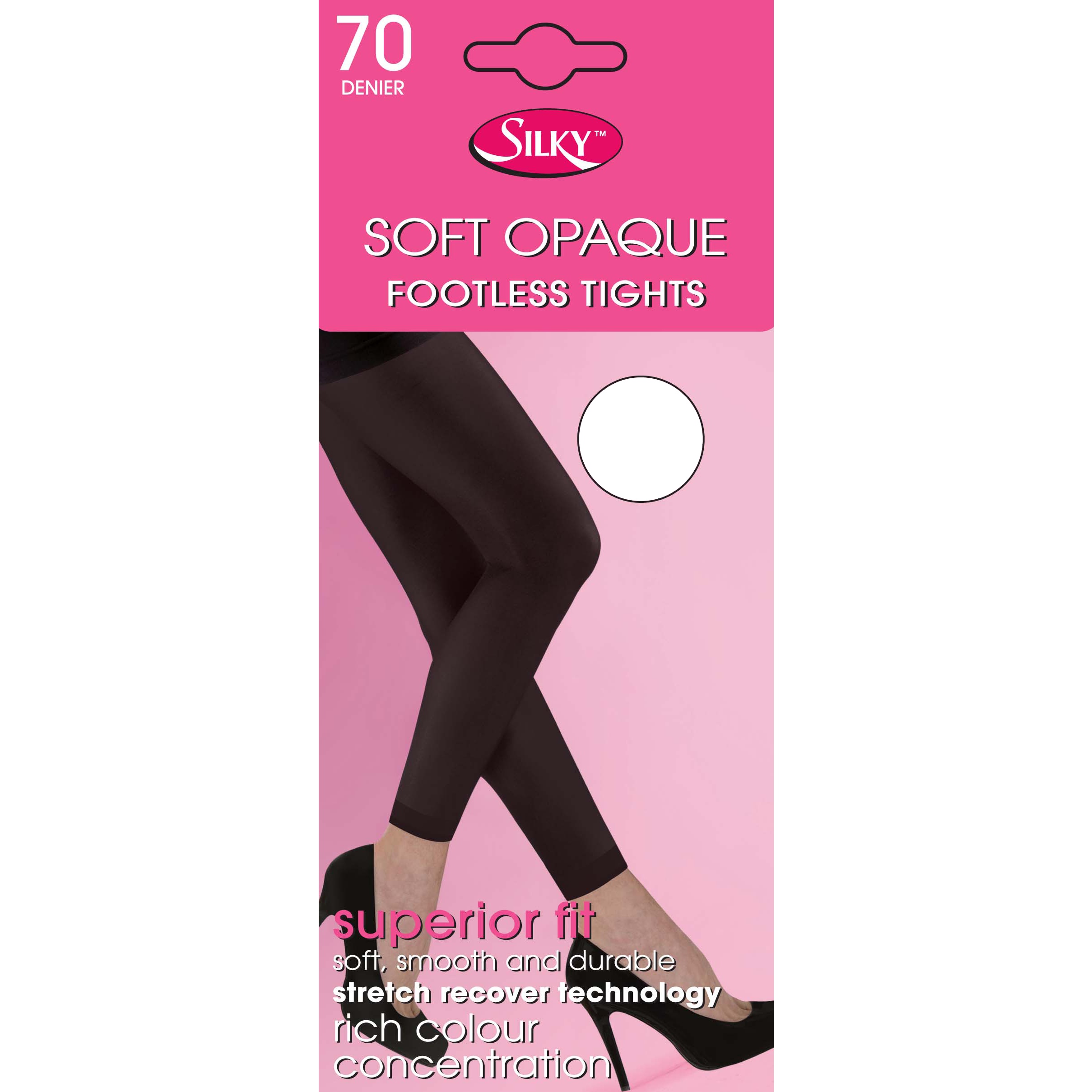 Silky Womens Opaque 70 Denier Footless 