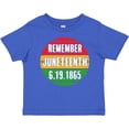 thumbnail image 3 of Inktastic Remember Juneteenth 6.19.1865 Boys or Girls Baby T-Shirt, 3 of 5