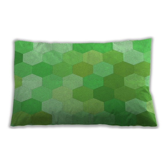 Ahgly Company Outdoor Rectangular Contemporary Lumbar Throw Pillow, 13 inch by 19 inch