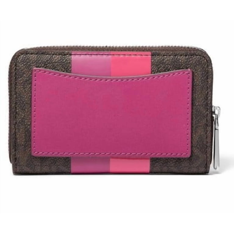 Michael Kors Fuchsia Zip Wallet Michael Kors Jet Set Travel Double Zip Wristlet Wallet  main image 4