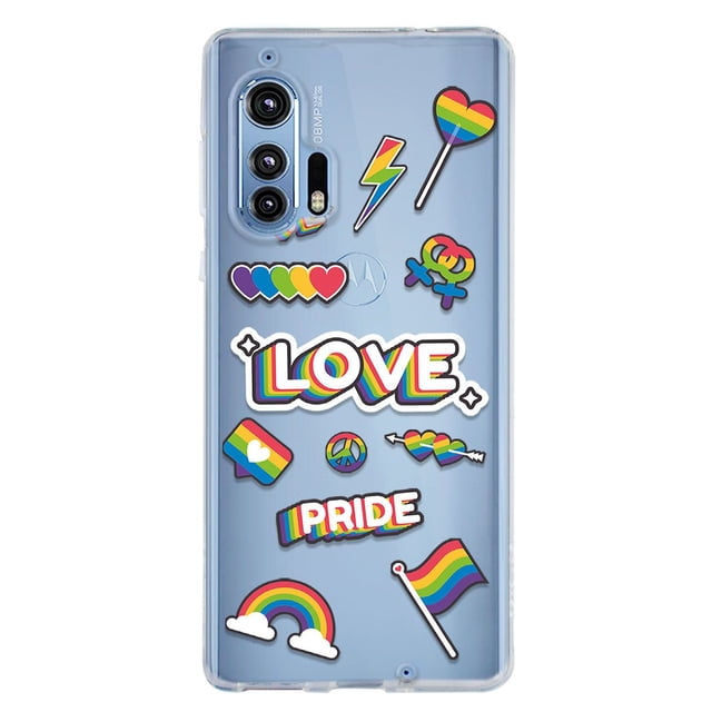 Funda InstaCase para Moto EDGE Plus Pride LGBTT Love Antigolpes