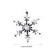 thumbnail image 3 of Christmas Snowflakes Clear Christmas Tree Decoration Pendant Christmas Tree Ornaments Christmas Decorations, 3 of 6