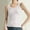 White, variant on Aobny Basic Vacation Leisure Women's Tank Tops Red Slimming Tops Crew Neck Ribbed Muscle Womans Shirts