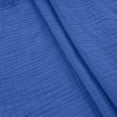 thumbnail image 4 of ClodeEU Womens Button Down Shirts,Casual Long Sleeve Blouses,Textured Collared Work Tops with Pocket Blue,Womens Plus XL, 4 of 6