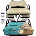 thumbnail image 6 of COEQINE Quilted Golf Cart Seat Cover, Folds Like a Bag with Handle for Easy Carry, 51.2"x30.3" Universal Fit for EZGO Yamaha Club Car 2-Seaters, 4 Pockets, Beach Starfish Seashell, 6 of 8