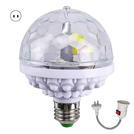 

QILIN Magic Ball Light Illumination High Brightness Excellent Family Gathering E27 Colorful Rotating RGB Lamp Bulb