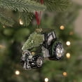 thumbnail image 2 of Northlight Tractor with Tree Glass Christmas Ornament - 4" - Green, 2 of 4