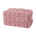 thumbnail image 2 of Steadline Bow Decor Nylon Storage Pouch,Zipper Small Accessory Organizer,Compact Carry Bag For Cosmetic Tools Jewelry Stationery Travel Sorting And Daily Sundry Arrangement(Pink), 2 of 7