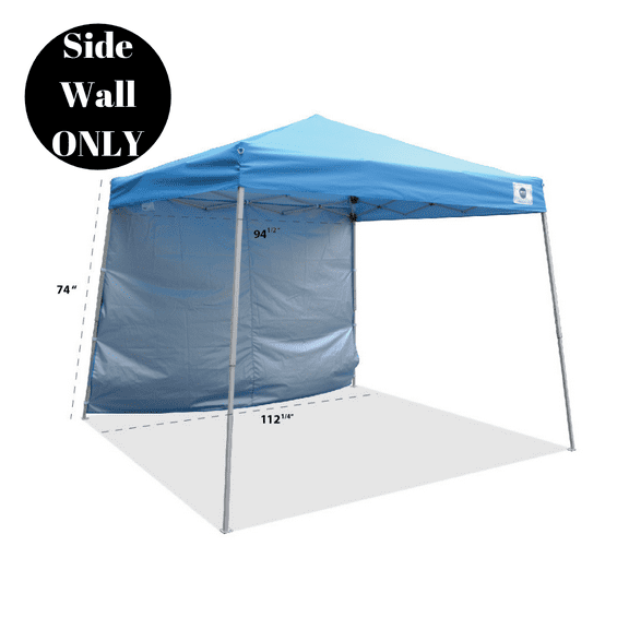 Impact Canopy Slant Leg Sun Wall ONLY, Blue