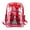 Red, variant on PPLoney Heavy Duty Clear Backpack with Large Laptop Compartment, Transparent Rucksack for Events, Travel, and Sports, Durable PVC with Comfortable Straps, Stadium Approved Security Bag