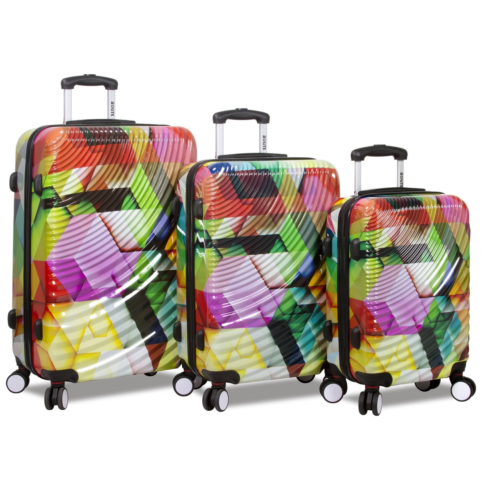 Ripple 3-Piece Lightweight Spinner Luggage Set - Walmart.com