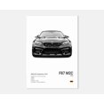thumbnail image 3 of Póster Pop en blanco y negro, arte de pared, superdeportivo de lujo F80 M3 M140 GTR HD, impresión al óleo sobre lienzo, decoración para el hogar, sala de estar y dormitorio, regalo, 3 of 5