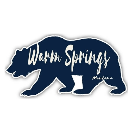 

Warm Springs Montana Souvenir 3x1.5-Inch Fridge Magnet Bear Design
