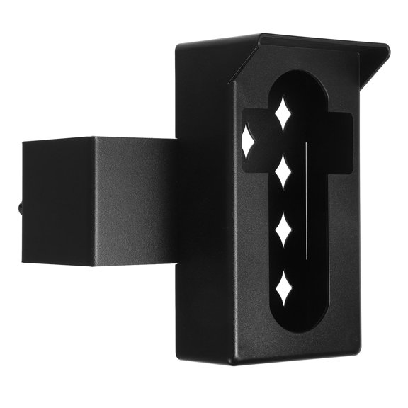 NICEXMAS Anti Theft Doorbell Mount No Drill Installation Black 1 Set 5.9x3.3x2.5in