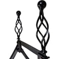 thumbnail image 5 of Garden Arch Arbor Arbour Trellis Archway for Climbing Plants Roses Vines Support Rack, Outdoor Garden Lawn Backyard Patio, Matte Black, 5 of 5