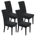 thumbnail image 1 of Juego de 4 fundas de silla impermeables Uxcel, fundas de silla elásticas de jacquard para comedor, protectores lavables, 1 of 1