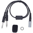 thumbnail image 2 of Twin Plugs Adapter, Aviation Headset Adapter High Density Sponge Double Plug  For Earphone, 2 of 8
