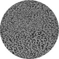 thumbnail image 1 of Ahgly Company Machine Washable Indoor Round Transitional Dark Gray Black Area Rugs, 3' Round, 1 of 7