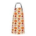 thumbnail image 2 of Naloa Gnomes Pumpkin And Mushrooms Apron Kitchen Aprons with Pockets for Women Men Chef, 2 of 8