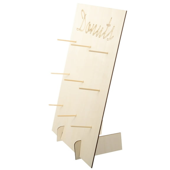 PAMINGONO Donuts Stand Wood Beige For Business Owners 1 Set