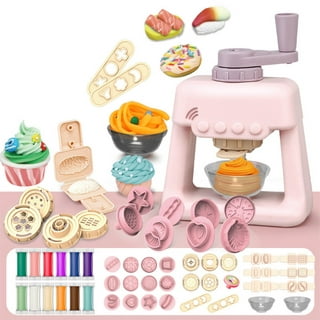 Color Dough Tools, 26 PCS Kitchen Creations Ice Cream Maker Giraffe  Modeling Clay Dough Kit with 12 Cans Dough,Birthday Christmas Gifts Toys  for 3 4 5 6 7 8 Year Old Boys Girls Kids 