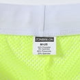 thumbnail image 5 of TANBOM Men's Mesh Polyester Drawstring Boxer Briefs Underwear, Black/Fluorescent Green, M, 2-Pack, 5 of 6